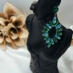 ''Electra'' Σκουλαρίκια κρεμαστά επίσημα με κρύσταλλα