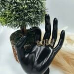 σκουλαρίκια κρυστάλλινα πεταλούδα