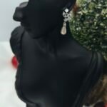 ''EVANGELINE'' Κρεμαστά νυφικά σκουλαρίκια με πέρλα