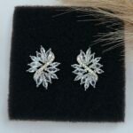 " Giuly " Νυφικά σκουλαρίκια ασημένια