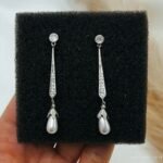 " Isla " νυφικά σκουλαρίκια μακριά