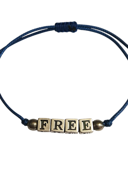 Αντρικό βραχιόλι μπλε FREE