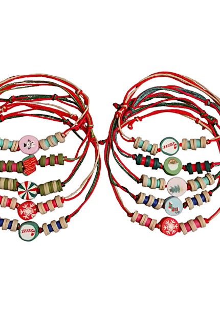 Σετ 10 τεμ. γούρια πολύχρωμα φίμο σχέδια