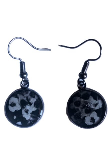 Χειροποίητα σκουλαρίκια με υγρό γυαλί