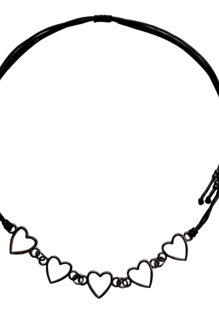 Τσόκερ γυναικείο με καρδιές