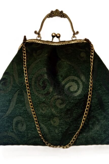 Χειροποίητη τσάντα χειρός και ώμου clutch vintage