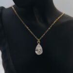 " Fiona " Νυφικό μενταγιόν δάκρυ