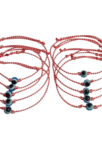 Σετ 10 τεμαχίων μαρτάκια παιδικά με μπλε ματάκι