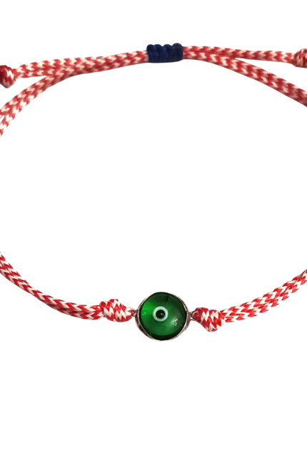 Μαρτάκι αντρικό πράσινο ματάκι