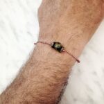 Μαρτάκι αντρικό χάντρα boho κεραμική