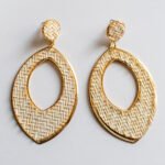 Ψάθινα Σκουλαρίκια