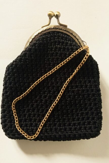 Χειροποίητο πλεκτό πορτοφόλι σε στυλ vintage