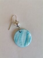 Σκουλαρίκια με Γαλάζιο Φίλντισι - Image 2