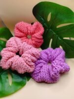 Crochet scrunchie gift pack