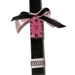 Πασχαλινή λαμπάδα Rose APT με μπρελόκ - Image 4