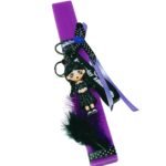 Πασχαλινή λαμπάδα με μπρελόκ "Wednesday" - Image 5