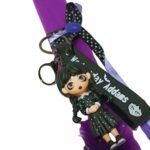 Πασχαλινή λαμπάδα με μπρελόκ "Wednesday" - Image 2