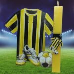 Πασχαλινή λαμπάδα ΑΕΚ με πλάτη - Image 3