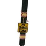 Πασχαλινή λαμπάδα με ξύλινο μπρελόκ game zone - Image 5