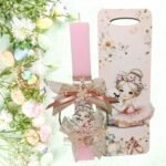 Πασχαλινή λαμπάδα μπαλαρίνα κύκνος - Image 3