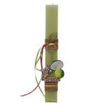 Πασχαλινή λαμπάδα τένις με μπρελόκ