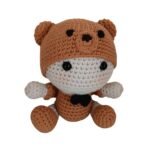 "Mωρό ντυμένο αρκουδάκι" amigurumi 12 εκ.