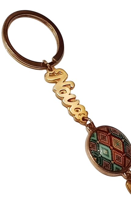 Μπρελόκ ΝΟΝΑ έθνικ χρυσαφί