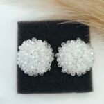 '' Brisa '' Σκουλαρίκια λευκά