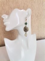 Κρεμαστά Σκουλαρίκια με Αβεντουρίνη και Citrine - Image 2