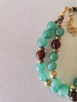 Δίσειρο Βραχιόλι με Αβεντουρίνη και Αχάτη - Image 3