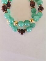 Δίσειρο Βραχιόλι με Αβεντουρίνη και Αχάτη - Image 2