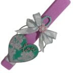 Πασχαλινή λαμπάδα με διακοσμητικό καρδιά - Image 5