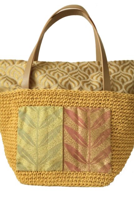 χειροποίητη τσάντα ώμου και χειρός από ύφασμα