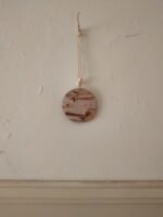 Κρεμαστό ξύλινο διακοσμητικό στρογγυλό διαμέτρου 9εκ. - Image 5