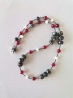 Κολιέ με Αχάτη Ruby, Αιματίτες και Λαρβικίτη - Image 5