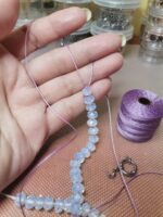 Κολιέ με Φεγγαρόπετρα και Ατσάλινο Κούμπωμα - Image 7