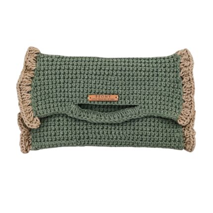 χειροποίητη πλεκτή τσάντα πλεκτό clutch crochet handbag Greece unique handmade accessories sustainable crochet bag boho πλεκτή τσάντα eco-friendly fashion χειροποίητες τσάντες από νήμα ελληνικά χειροποίητα αξεσουάρ