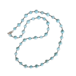 Κολιέ με Γαλάζιο Νεφρίτη και Αιματίτες