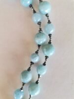 Κολιέ με Γαλάζιο Νεφρίτη και Αιματίτες - Image 4