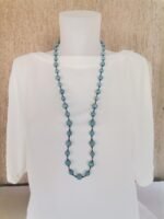 Κολιέ με Γαλάζιο Νεφρίτη και Αιματίτες - Image 2