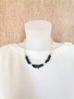 Κολιέ με Απατίτη και Λευκό Αχάτη - Image 2