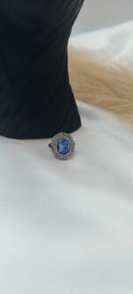 '' Capucine '' Σετ κοσμημάτων με μπλέ πέτρες - Image 2