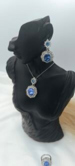 '' Capucine '' Σετ κοσμημάτων με μπλέ πέτρες