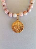 Ελαστικό Βραχιόλι με Ίασπι και Μοτίφ - Image 3