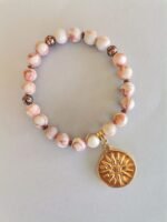 Ελαστικό Βραχιόλι με Ίασπι και Μοτίφ - Image 5