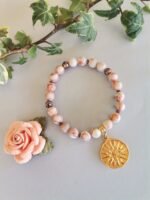 Ελαστικό Βραχιόλι με Ίασπι και Μοτίφ - Image 6