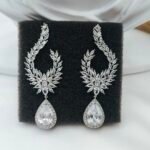 '' Federica '' νυφικά σκουλαρίκια με κρύσταλλα ζιργκόν