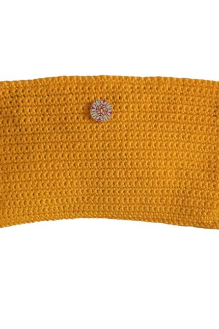 Χειροποίητο πλεκτό τσαντάκι χειρός