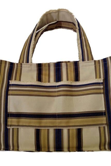 Χειροποίητη τσάντα tote από ύφασμα