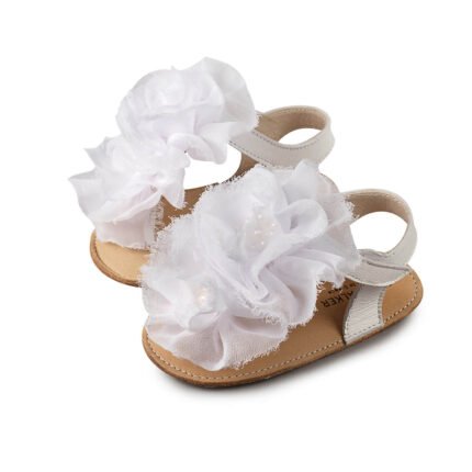 Babywalker Βαπτιστικά Δερμάτινα Πέδιλα Αγκαλιάς σε Χρώμα Λευκό